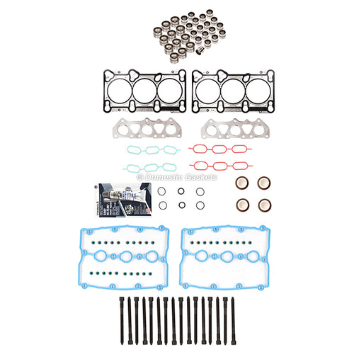 Head Gasket Set Bolts Lifters Fit 02-06 A4 A6 Quattro 3.0L V6 DOHC 30v