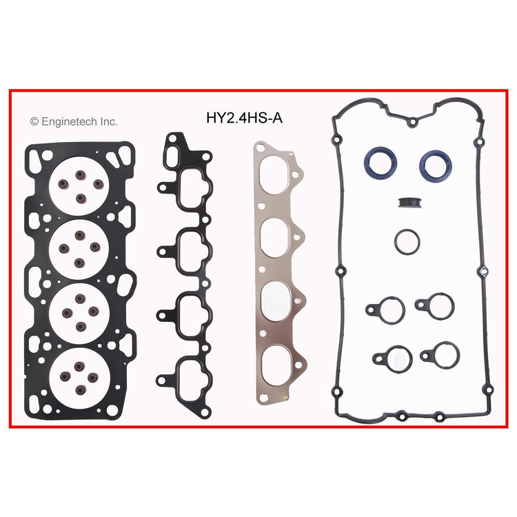 Enginetech Engine Full Gasket Set for Hyundai and Kia Vehicles - Part HY2.4K-2