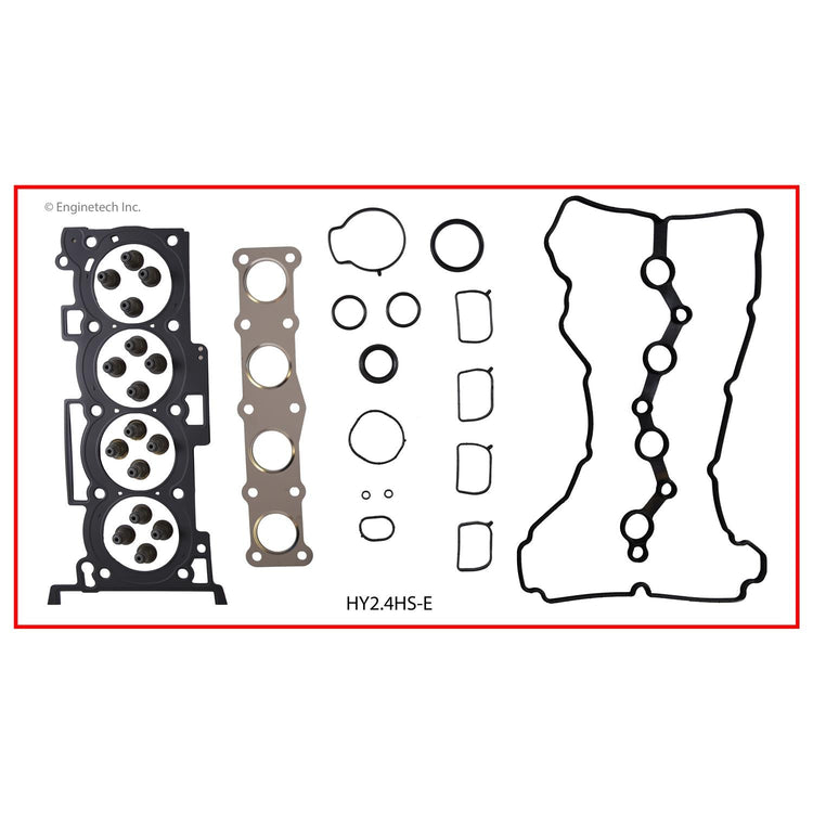 Enginetech Engine Full Gasket Set for Hyundai and Kia Vehicles (Part HY2.4K-5)