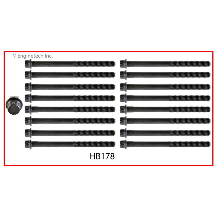 Enginetech HY2.7HS-CWB Engine Cylinder Head Gasket Set for Hyundai and Kia Vehicles with Head Bolts