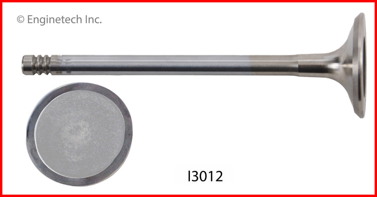 Enginetech I3012B Engine Intake Valve with Oversized Stem and Head for Dodge and Chrysler Models