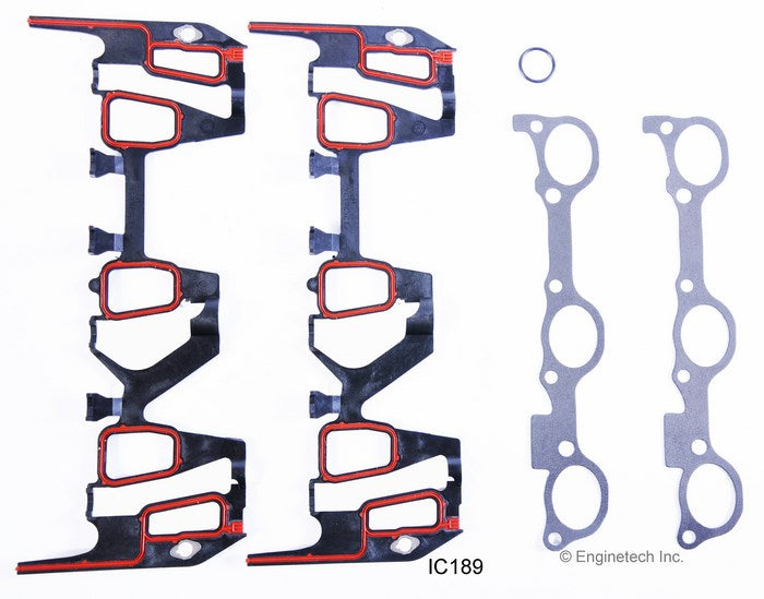 Enginetech IC189 Engine Intake Manifold Gasket for GM and Chevrolet Cars and Trucks
