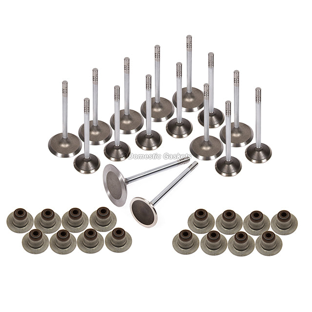 Intake Exhaust Valves w/ Seals Fit Dodge Ram Durango Dakota Chrysler Jeep 4.7L