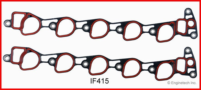 Enginetech Engine Intake Manifold Gasket for Ford E-350 Econoline and F-250/F-350 Super Duty Vehicles (Part #IF415)