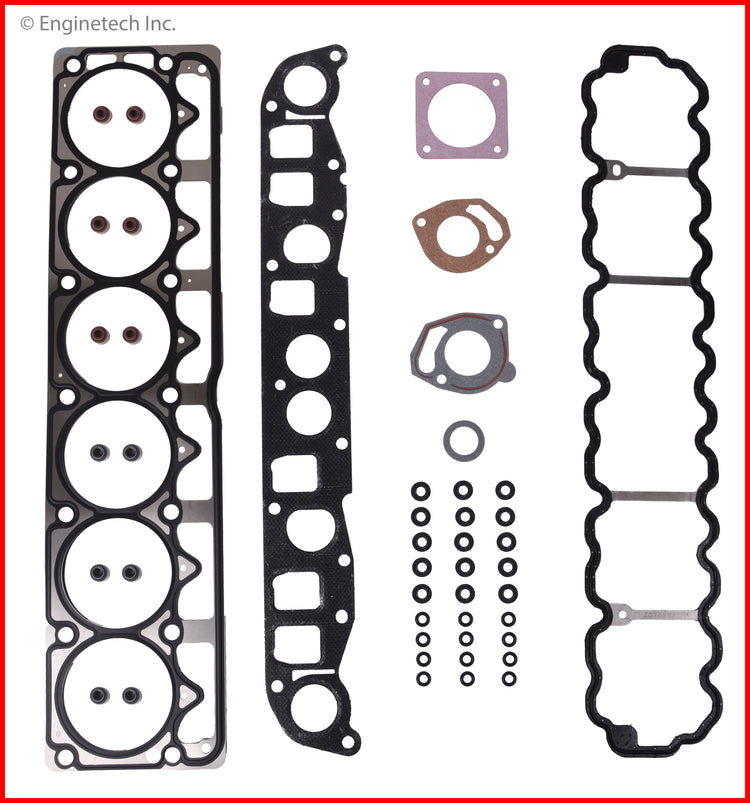 Enginetech J242HS-CWB Engine Cylinder Head Gasket Set for Jeep Cherokee, Grand Cherokee, and Wrangler