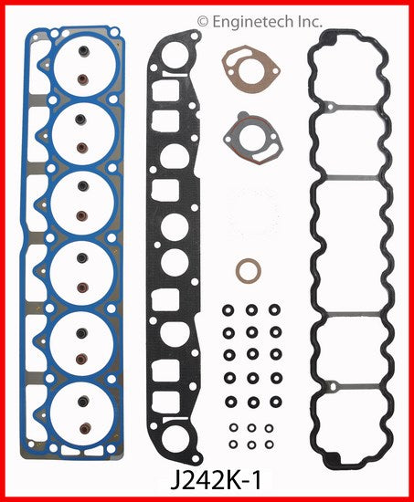 Enginetech J242K-1 Engine Full Gasket Set for Jeep Cherokee, Grand Cherokee, and Wrangler