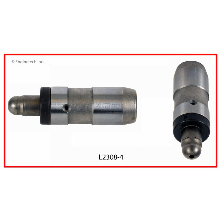 Enginetech L2308-4 Engine Valve Lifter 4 Pack for Chrysler Jeep Dodge Ram Vehicles