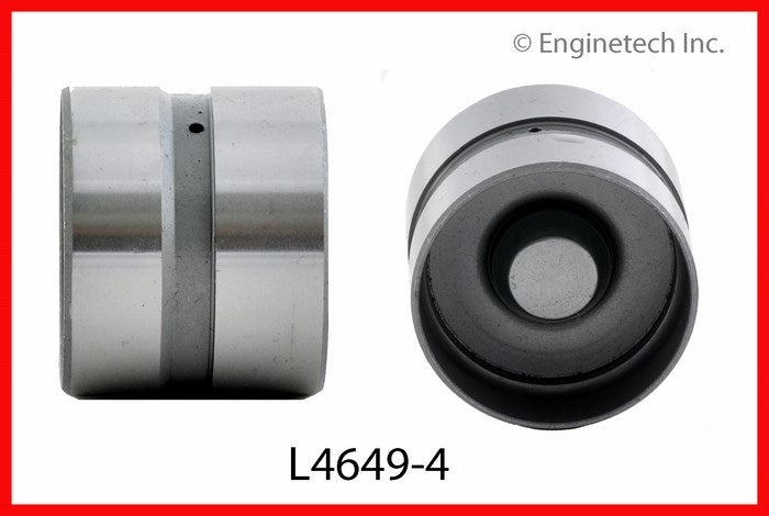 Enginetech L4649-4 Engine Valve Lifter 4 Pack for Suzuki and Chevrolet Models