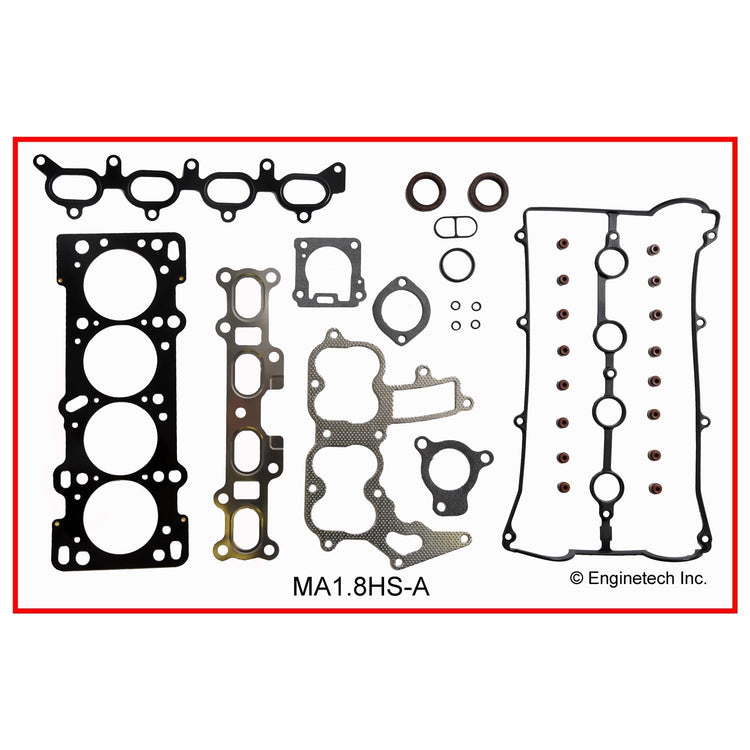 Enginetech MA1.8K-1 Engine Full Gasket Set for Mazda and Ford Vehicles