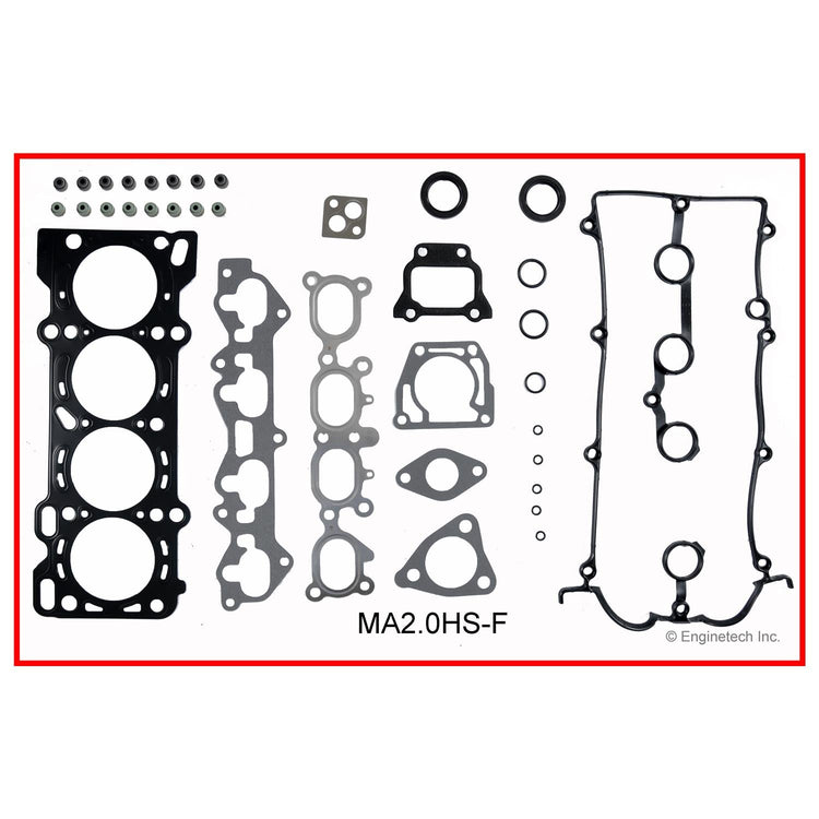 Enginetech MA2.0HS-F Engine Cylinder Head Gasket Set for Mazda and Ford Vehicles