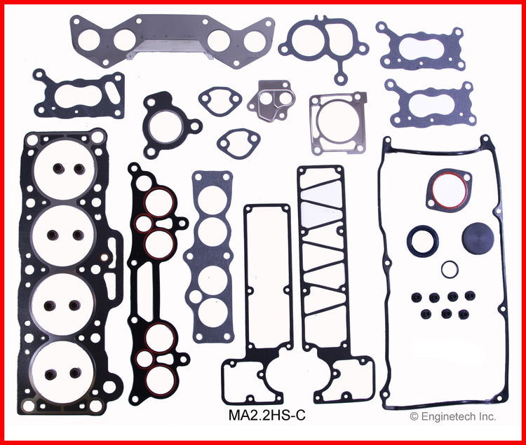 Enginetech MA2.2HS-CWB Engine Cylinder Head Gasket Set for Mazda B2200 with Head Bolts