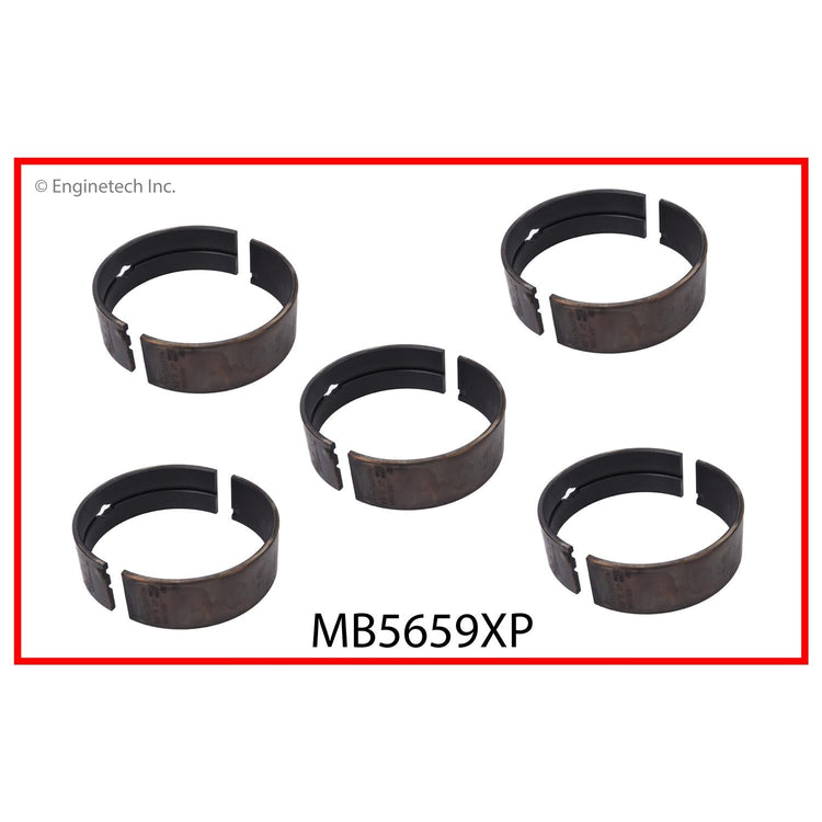 Enginetech MB5659XPSTD High Performance Engine Full Crankshaft Main Bearing Set for Dodge and Ram (2012-2014)