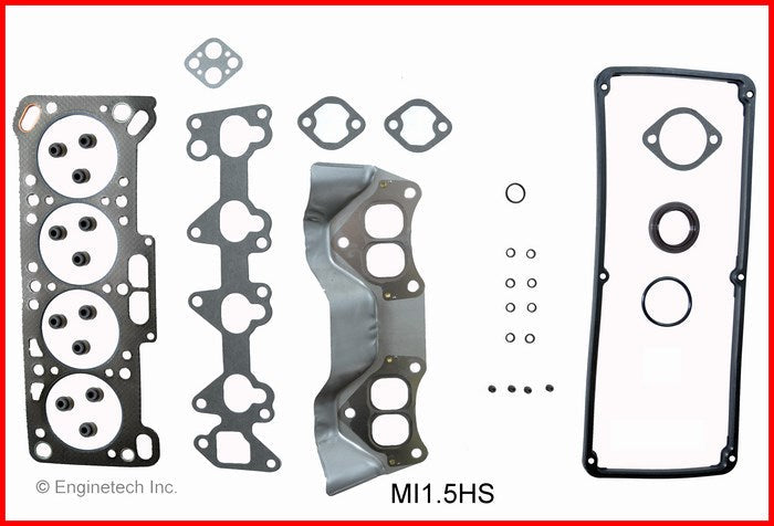 Enginetech MI1.5HS Engine Cylinder Head Gasket Set for Mitsubishi, Dodge, and Plymouth Vehicles