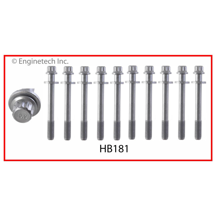 Enginetech MI2.0HS-DWB Engine Cylinder Head Gasket Set for Mitsubishi Cars and Trucks