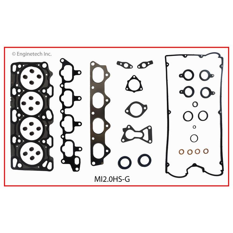 Enginetech Engine Cylinder Head Gasket Set for Mitsubishi Lancer (Part #MI2.0HS-G)