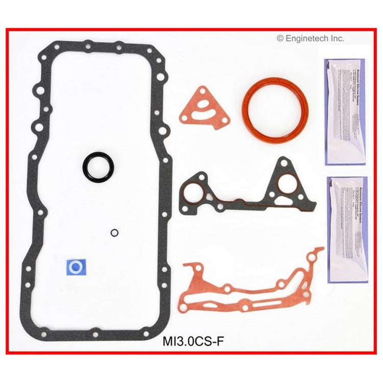 Enginetech Engine Lower End Gasket Set for Mitsubishi Montero Sport (1997-2000) – Part MI3.0CS-F
