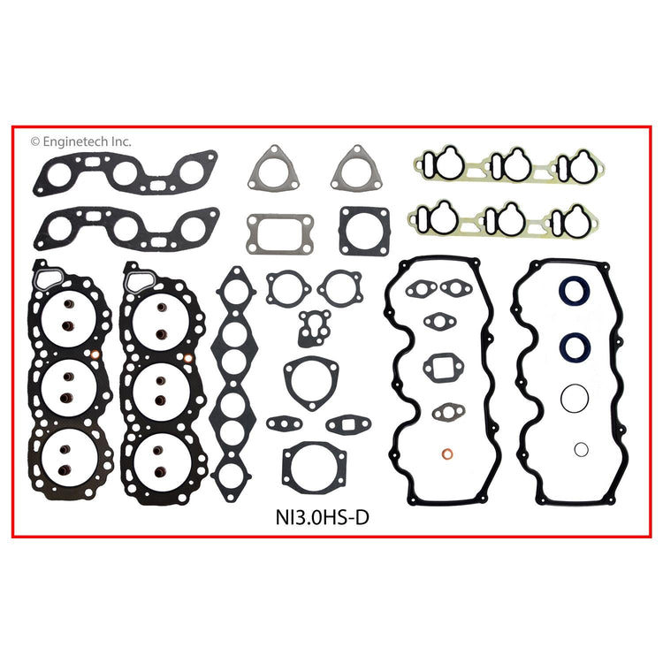 Enginetech Engine Full Gasket Set for Nissan 200SX and Maxima Models – Part NI3.0K-1