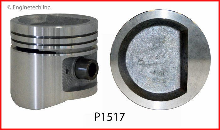 Enginetech Piston Set Without Rings for 3.875 Inch Bore Engines