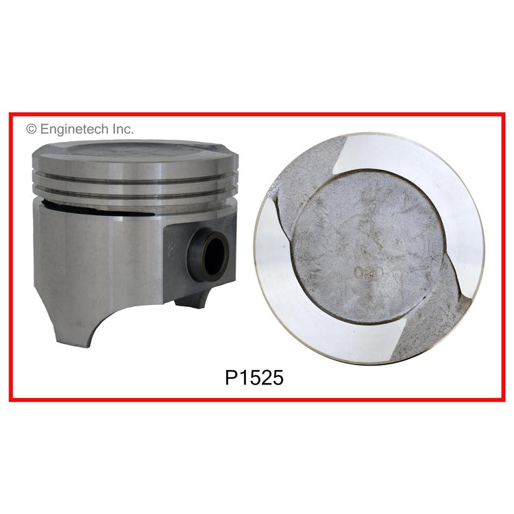 Enginetech P1525(1)040 Single Piston Engine Part for Ford Vehicles