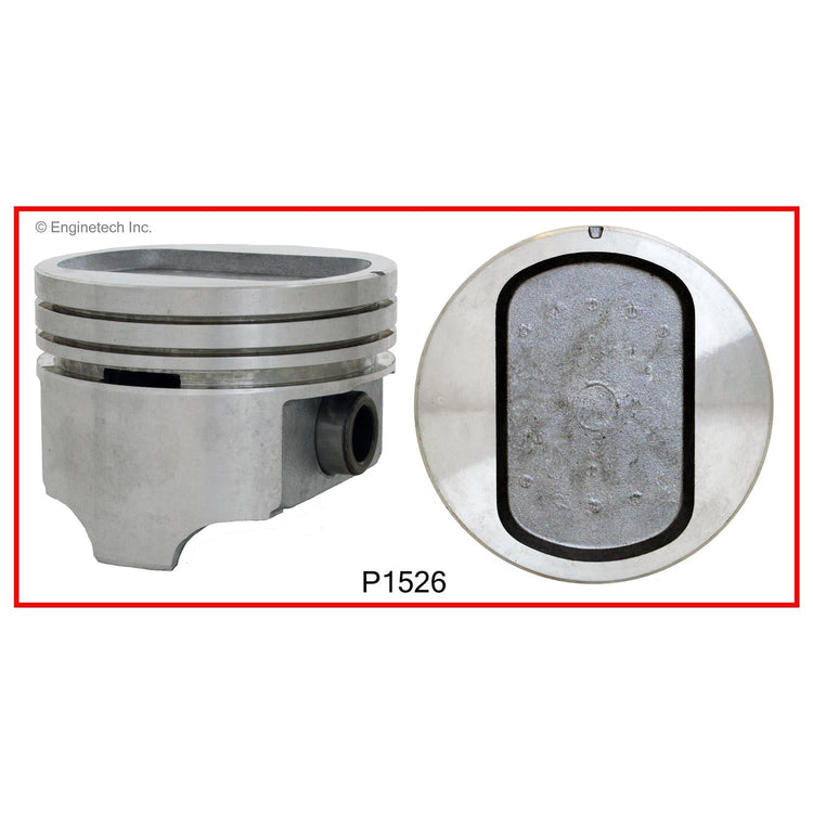 Enginetech P1526(1)040 Engine Single Piston Without Rings for Ford Custom, Country Sedan, and Squire (1969-1972)