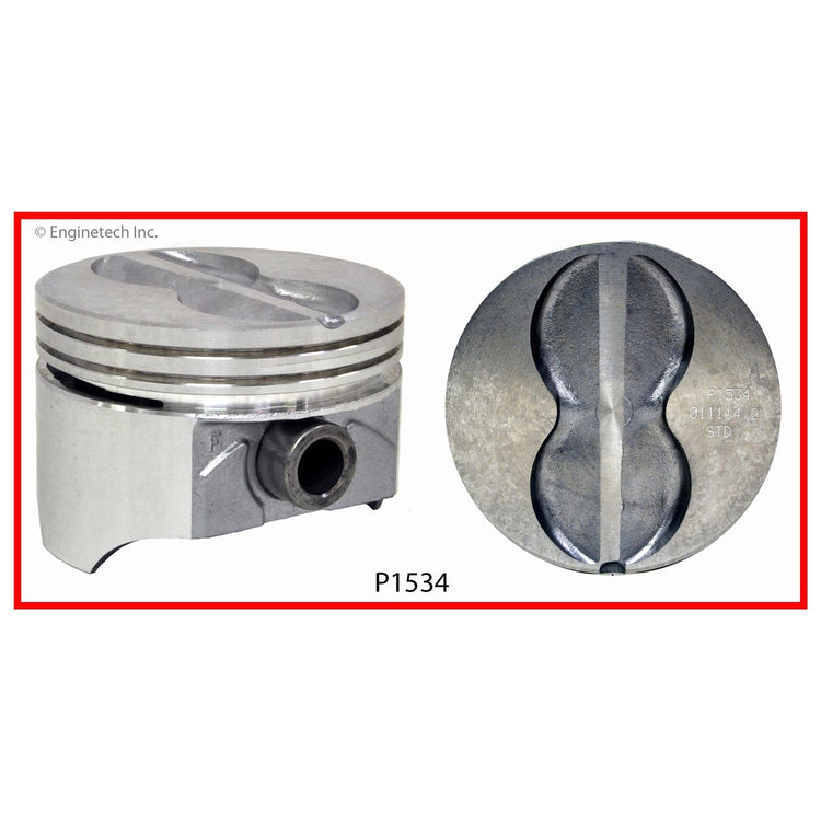 Enginetech P1534(1)020 Engine Single Piston Without Rings for Classic Chevrolet and GMC Vehicles