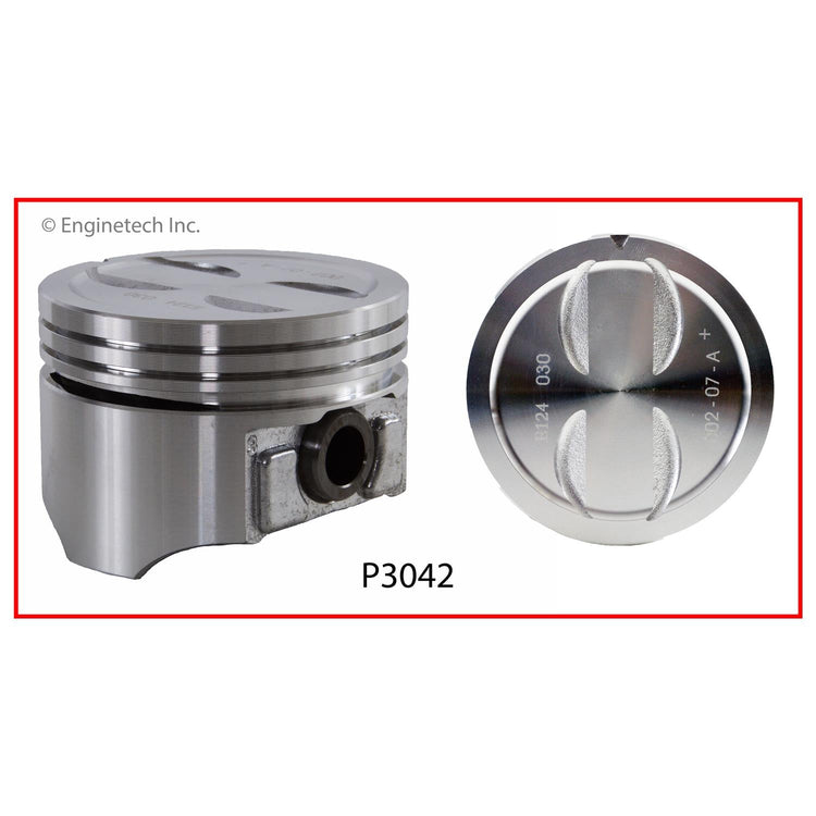 Enginetech P3042(1)030 Engine Single Piston Without Rings for Chevy C1500 and C2500