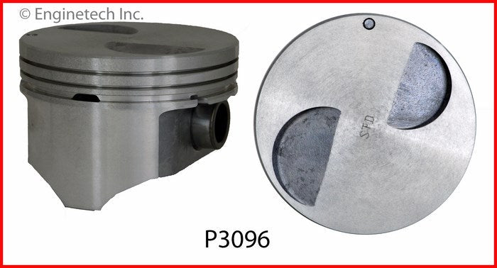 Enginetech P3096(4).50 Engine Piston Set Without Rings for Ford Ranger 1995-1997