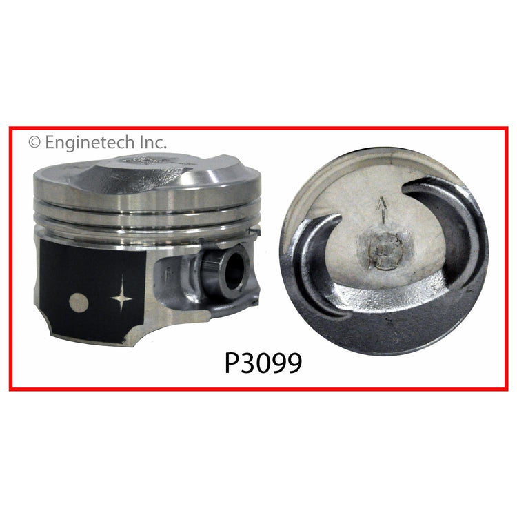 Enginetech P3099(1).75 Engine Single Piston - Without Rings for Ford Escort and Focus