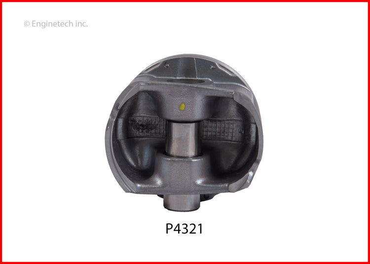 Enginetech P4321(6)STD Engine Piston Set Without Rings for Honda Accord and Ridgeline