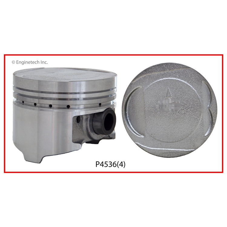 Enginetech P4536(4).50 Engine Piston Set Without Rings for Mitsubishi Mighty Max 1993-1996