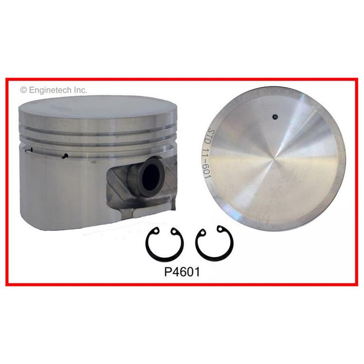 Enginetech P4601(4)STD Engine Piston Set Without Rings for Nissan Sentra & NX
