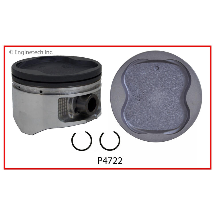 Enginetech P4722(1).50 Engine Single Piston Without Rings for Toyota Tundra and 4Runner