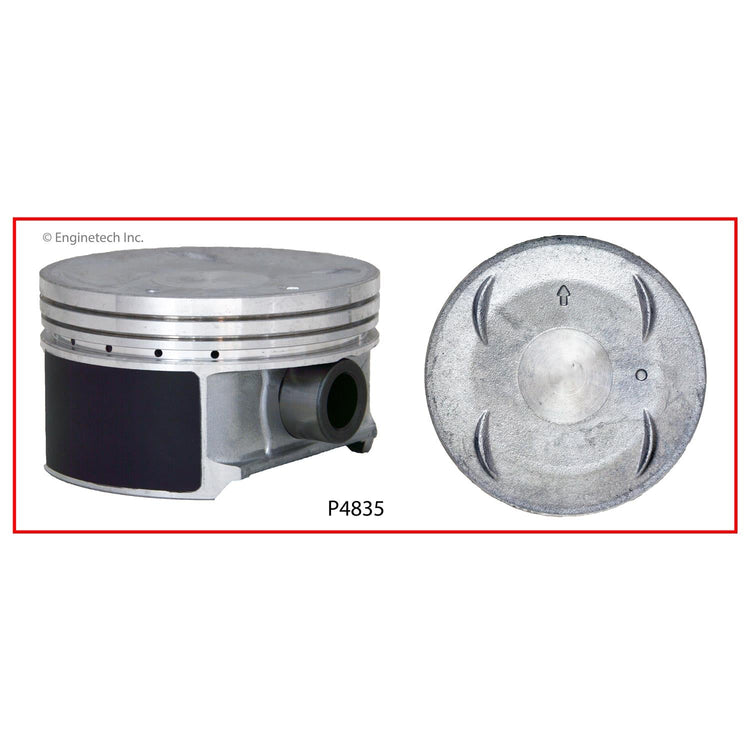 Enginetech P4835(6).50 Engine Piston Set Without Rings for Honda Odyssey (1999-2001)