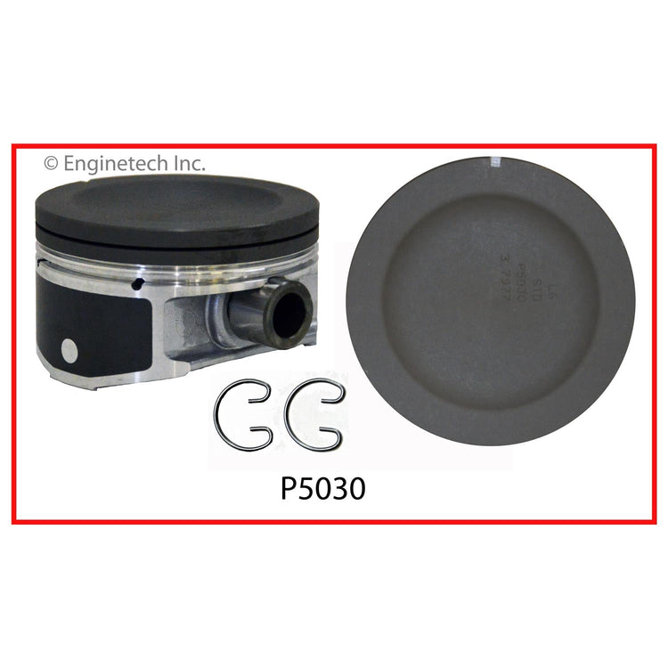 Enginetech P5030(1.75) Single Piston Without Rings for Buick, Chevrolet, Pontiac (2004-2006)