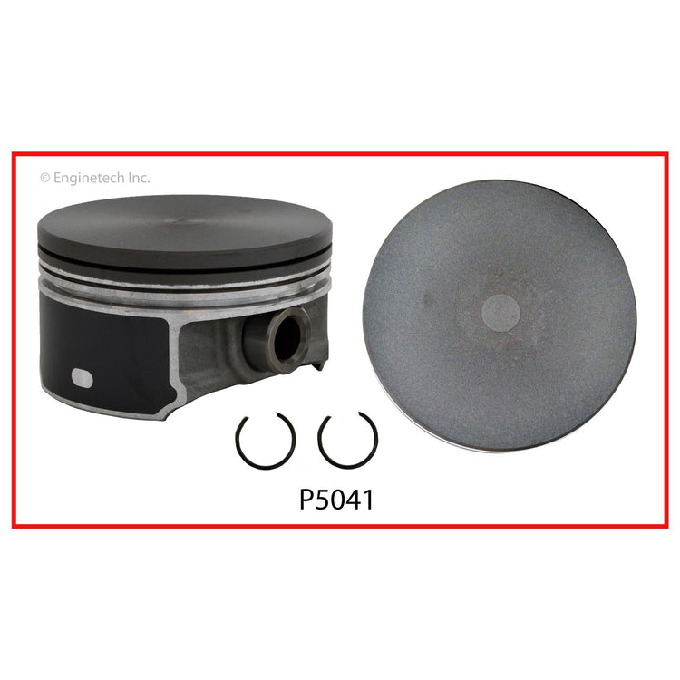 Enginetech P5041(8)030 Engine Piston Set Without Rings for 2012-2013 Chevrolet Caprice