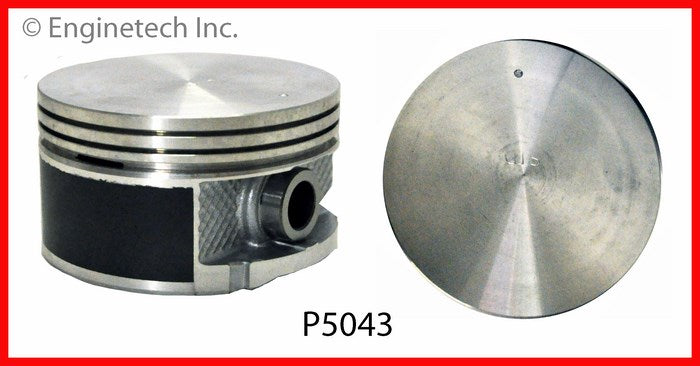 Enginetech P5043(6)STD Engine Piston Set Without Rings for Chrysler and Dodge Minivans