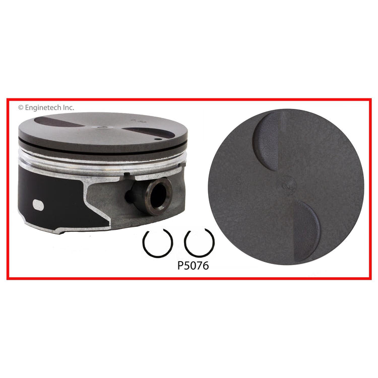 Enginetech P5076(1.75) Engine Single Piston – High-Quality Replacement Part for Cadillac Escalade and GMC Yukon