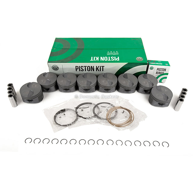 Pistons and Rings fit 10-17 Chevrolet 4.8L-5.3L V8 OHV