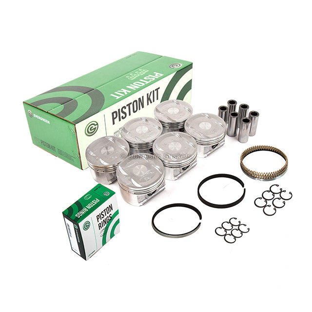 Pistons Bearings Rings Fit 97-02 Honda Accord Acura CL J30A1 3.0L SOHC