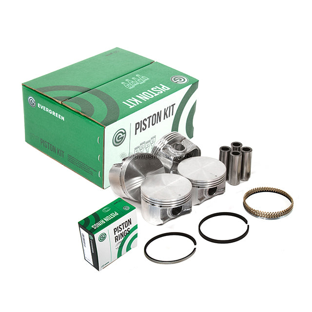Pistons Bearings Rings Fit 99-05 Eclipse Galant Stratus Sebring 2.4L 4G64