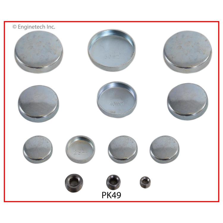 Enginetech PK49 Engine Expansion Plug Kit for Chrysler Vehicles