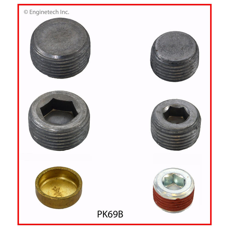 Enginetech PK69B Engine Expansion Plug Kit for Ford Contour and Mercury Mystique