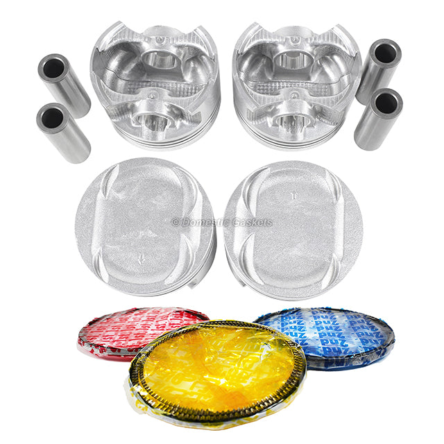 Pistons and Rings fit 96-00 Honda Civic 1.6L L4 SOHC 16v