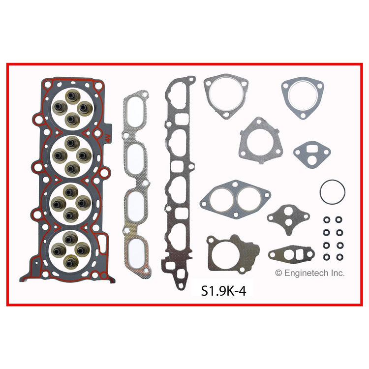 Enginetech S1.9K-4 Engine Full Gasket Set for Suzuki Cars and Trucks