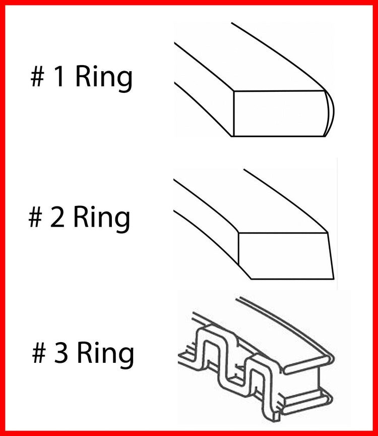 Enginetech S34454-.25 Engine Premium Piston Ring Complete Set for Ford and Lincoln Models