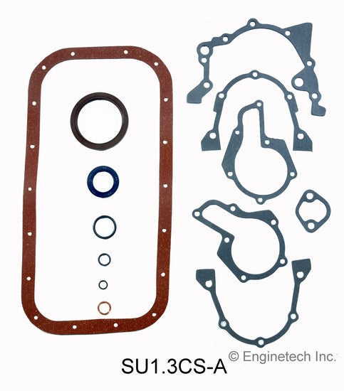 Enginetech SU1.3CS-A Engine Lower End Gasket Set for Suzuki Samurai