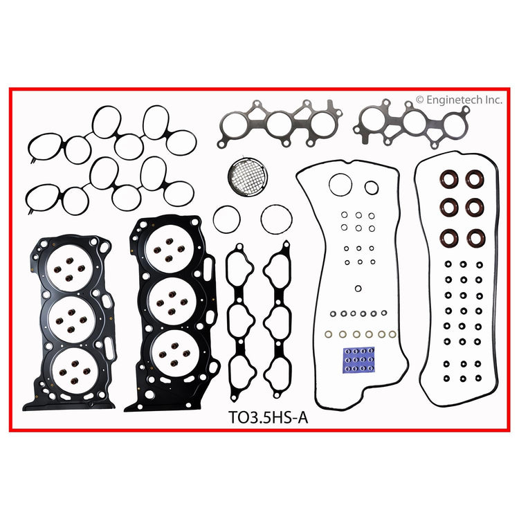 Enginetech TO3.5HS-AWB Engine Cylinder Head Gasket Set for Toyota and Lexus Vehicles