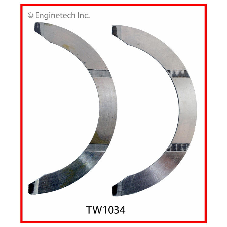 Enginetech TW1034STD Engine Crankshaft Thrust Washer for Hyundai and Kia Vehicles