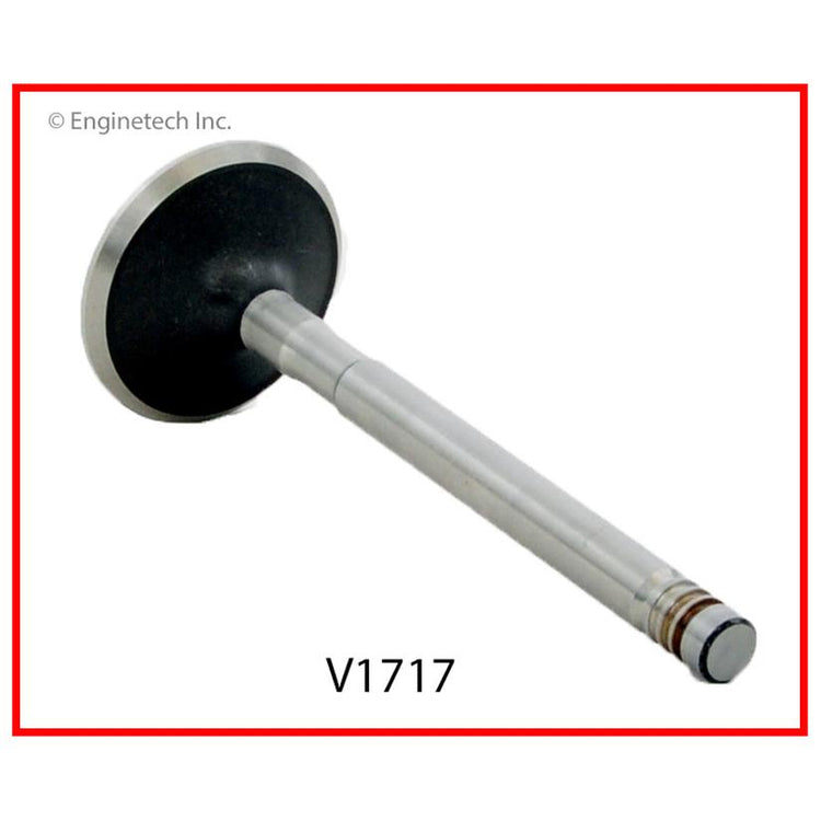 Enginetech V1717 Engine Exhaust Valve – High-Quality Chrome Stem, 1.736 in Diameter