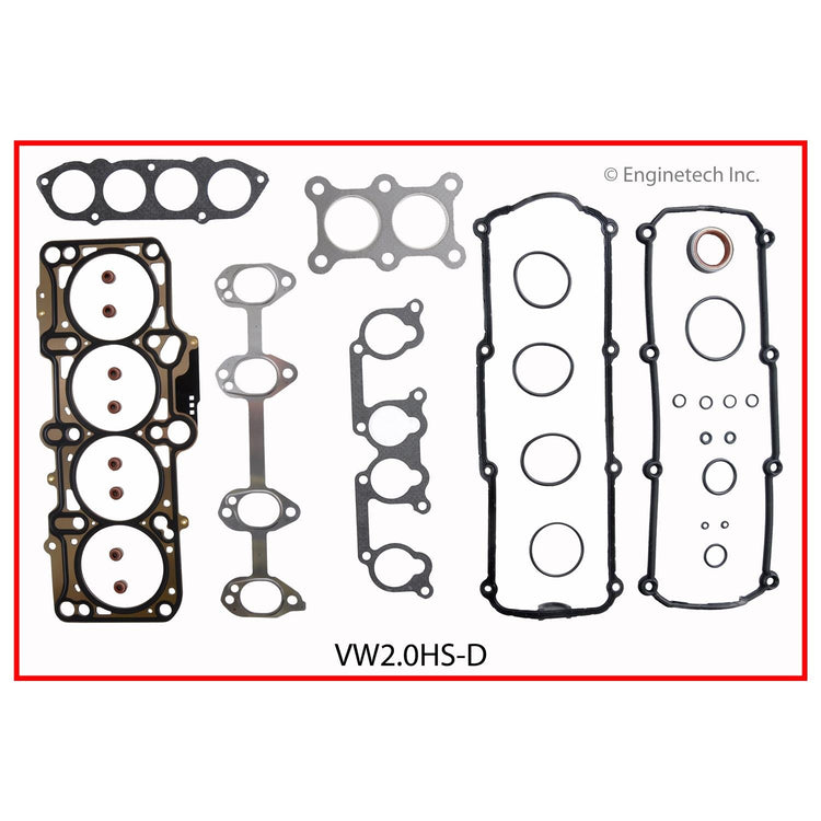 Enginetech VW2.0HS-DWB Engine Cylinder Head Gasket Set for Volkswagen Vehicles